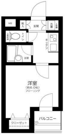 ドルチェ日本橋浜町壱番館の物件間取画像